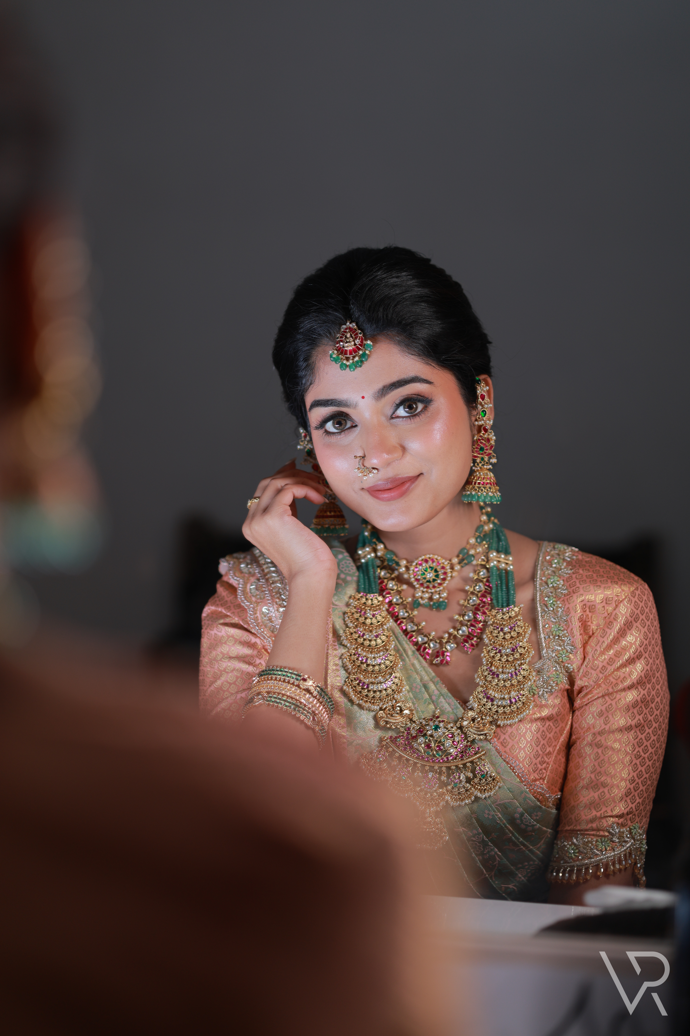 Quiet portrait photography moment